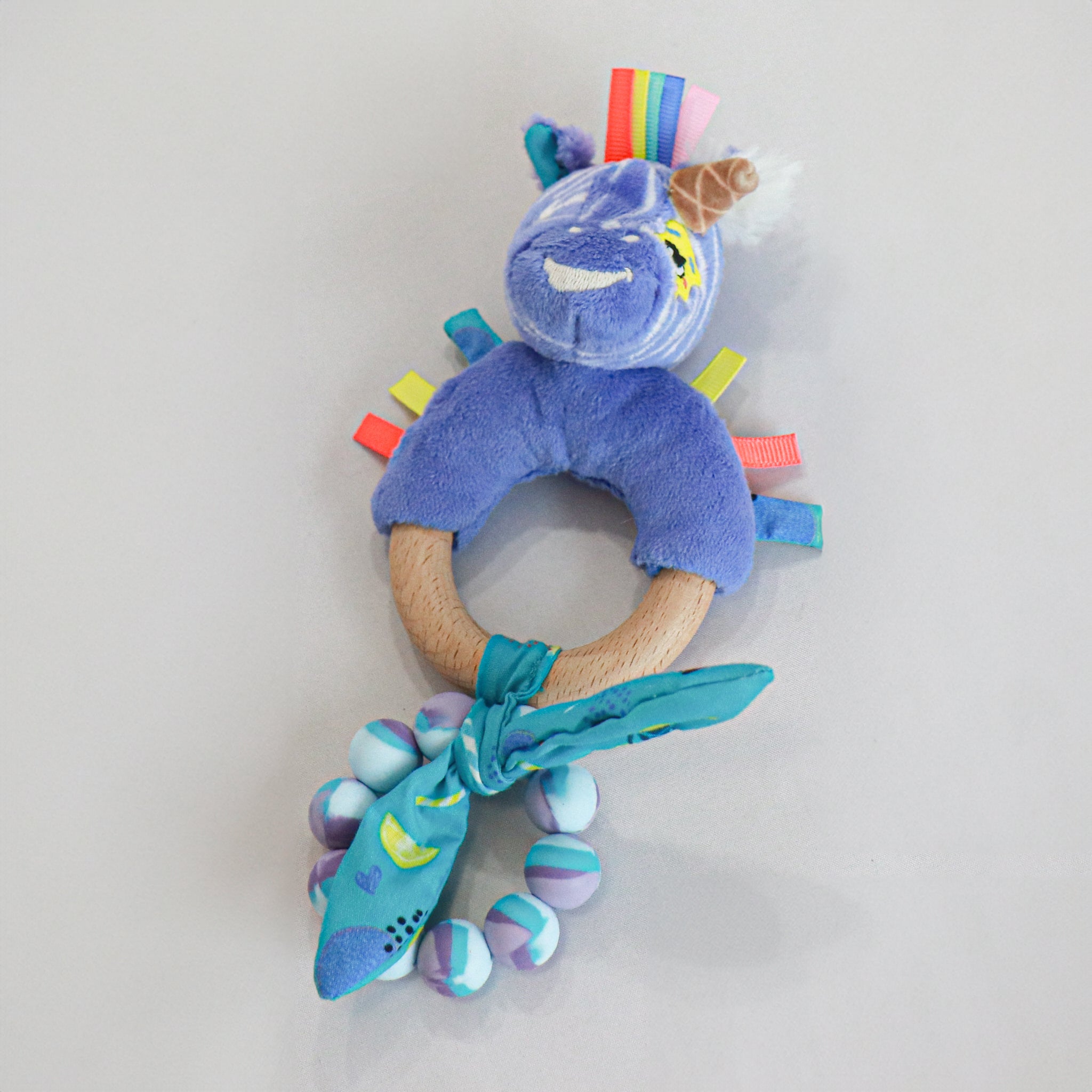 Doudou Déglingos Kiprokos Le Zèbre - Coffret Cadeau Naissance Avec Anneau De Dentition, 28cm
