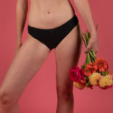 Culotte menstruelle noire flux abondant Jho