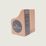 Grande boîte présentoir en carton, vue de côté