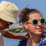 Lunettes de Soleil Adulte - Matchy Vichy Vert