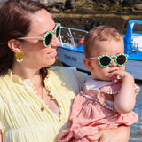 Lunettes de Soleil bébé - CAT 4 - Matchy Vichy Vert Imparfait