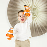 Poisson clown Juniors bouillotte Warmies