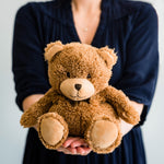 Bouillotte peluche ours marron 