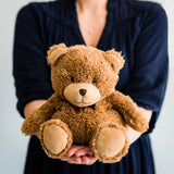 Bouillotte peluche ours marron 